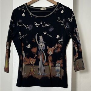 Puppy & Kitty Cactus Vintage Shirt